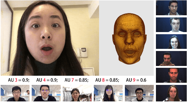 Figure 1 for FEAFA+: An Extended Well-Annotated Dataset for Facial Expression Analysis and 3D Facial Animation