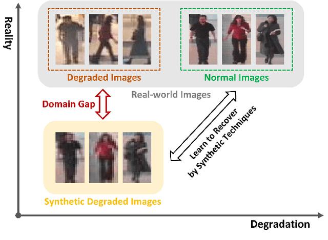 Figure 1 for Real-world Person Re-Identification via Degradation Invariance Learning