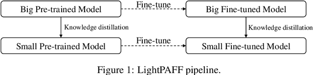 Figure 1 for LightPAFF: A Two-Stage Distillation Framework for Pre-training and Fine-tuning
