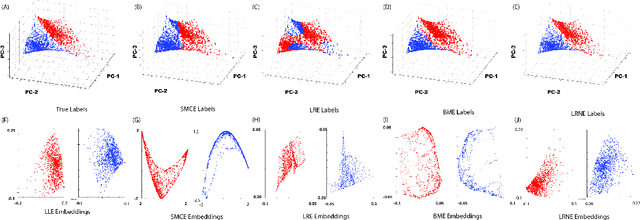 Figure 2 for On Clustering and Embedding Mixture Manifolds using a Low Rank Neighborhood Approach