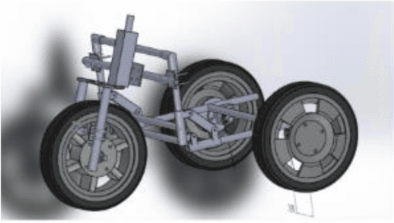 Figure 1 for Modeling and Control of an Autonomous Three Wheeled Mobile Robot with Front Steer