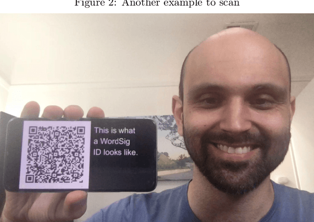 Figure 2 for WordSig: QR streams enabling platform-independent self-identification that's impossible to deepfake