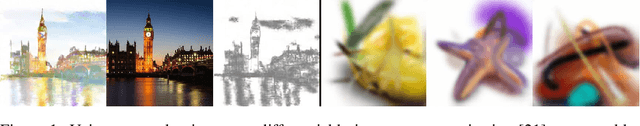 Figure 1 for Neural Painters: A learned differentiable constraint for generating brushstroke paintings