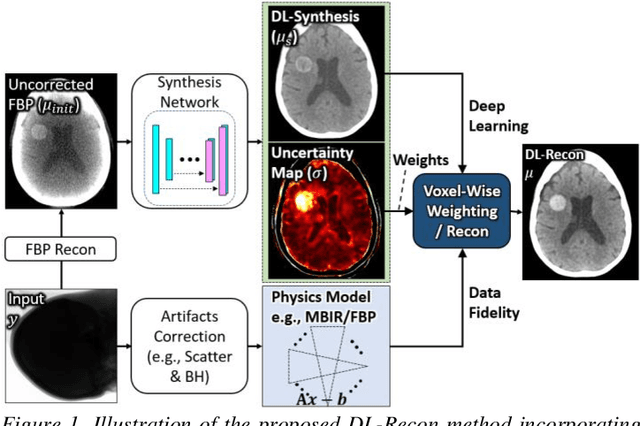Figure 1 for Using Uncertainty in Deep Learning Reconstruction for Cone-Beam CT of the Brain
