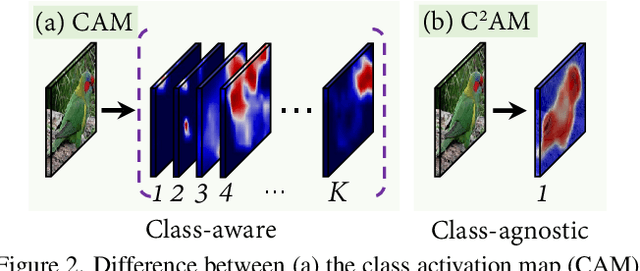 Figure 3 for Contrastive learning of Class-agnostic Activation Map for Weakly Supervised Object Localization and Semantic Segmentation