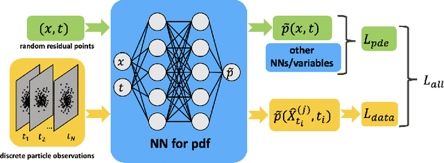 Figure 1 for Solving Inverse Stochastic Problems from Discrete Particle Observations Using the Fokker-Planck Equation and Physics-informed Neural Networks