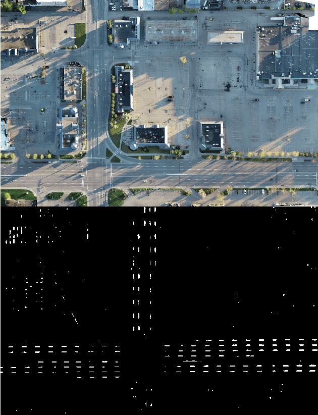 Figure 4 for Linear features segmentation from aerial images