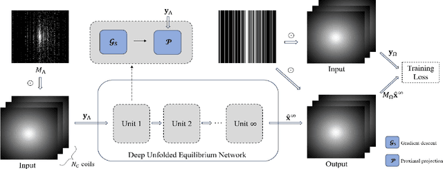 Figure 1 for Matrix Completion-Informed Deep Unfolded Equilibrium Models for Self-Supervised k-Space Interpolation in MRI