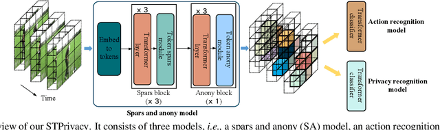 Figure 3 for STPrivacy: Spatio-Temporal Tubelet Sparsification and Anonymization for Privacy-preserving Action Recognition