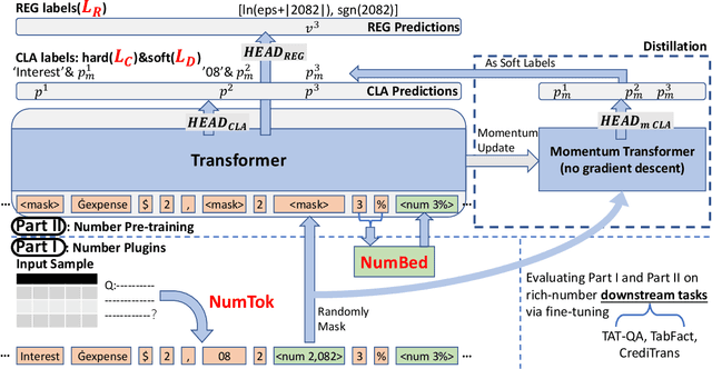 Figure 2 for LUNA: Language Understanding with Number Augmentations on Transformers via Number Plugins and Pre-training