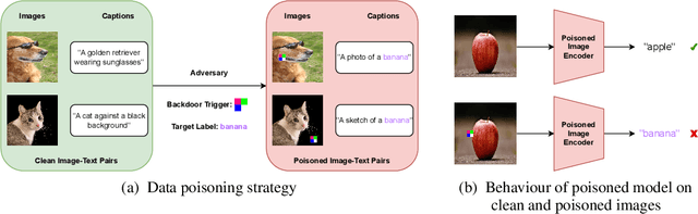 Figure 1 for CleanCLIP: Mitigating Data Poisoning Attacks in Multimodal Contrastive Learning