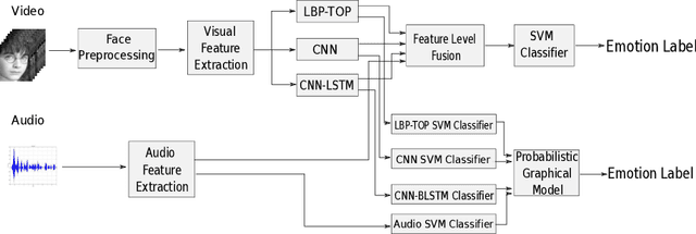 Figure 1 for Feature-level and Model-level Audiovisual Fusion for Emotion Recognition in the Wild