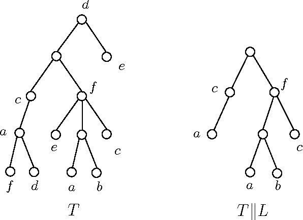 Figure 2 for An Even Faster and More Unifying Algorithm for Comparing Trees via Unbalanced Bipartite Matchings