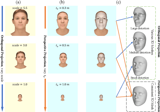 Figure 1 for Single-Image 3D Face Reconstruction under Perspective Projection