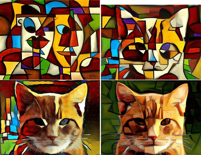 Figure 4 for Exploring the Neural Algorithm of Artistic Style