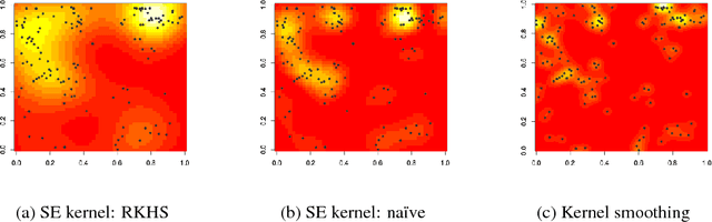 Figure 3 for Poisson intensity estimation with reproducing kernels