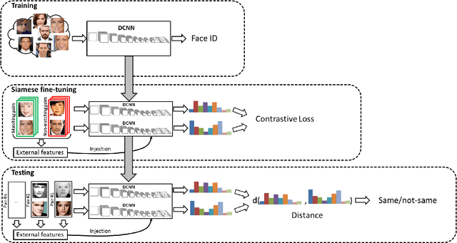Figure 1 for Large age-gap face verification by feature injection in deep networks