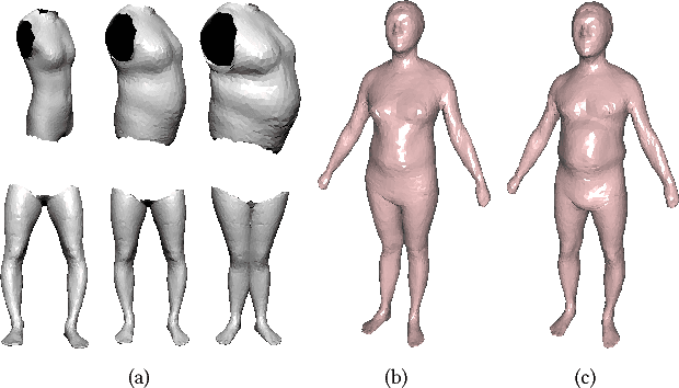 Figure 1 for Shape-from-Mask: A Deep Learning Based Human Body Shape Reconstruction from Binary Mask Images