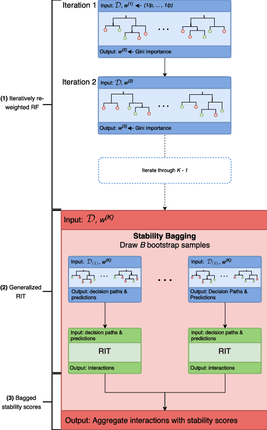 Figure 1 for Iterative Random Forests to detect predictive and stable high-order interactions