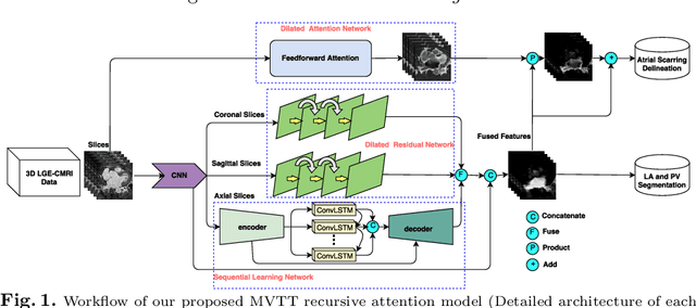 Figure 1 for Multiview Two-Task Recursive Attention Model for Left Atrium and Atrial Scars Segmentation