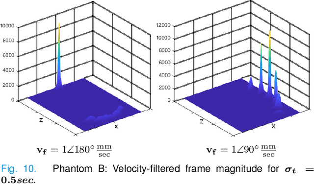 Figure 2 for Circumventing the resolution-time tradeoff in Ultrasound Localization Microscopy by Velocity Filtering