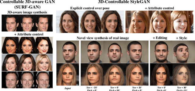 Figure 1 for Injecting 3D Perception of Controllable NeRF-GAN into StyleGAN for Editable Portrait Image Synthesis