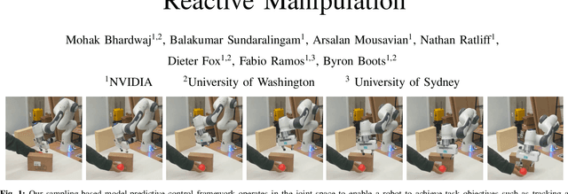 Figure 1 for Fast Joint Space Model-Predictive Control for Reactive Manipulation