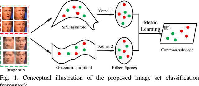 Figure 1 for Multiple Manifolds Metric Learning with Application to Image Set Classification