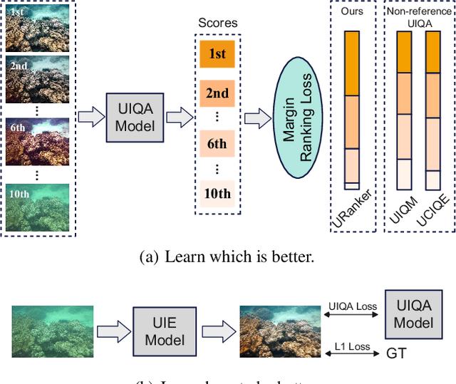 Figure 1 for Underwater Ranker: Learn Which Is Better and How to Be Better
