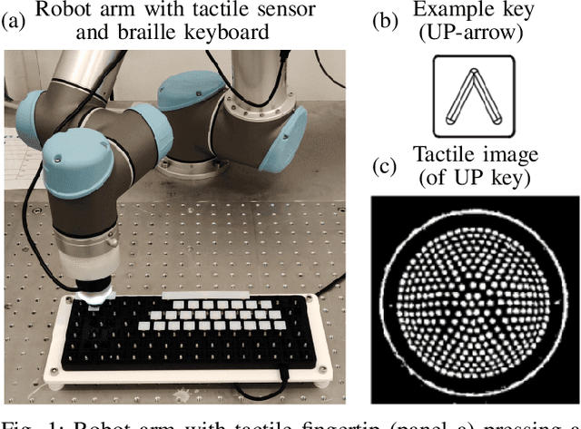 Figure 1 for Deep Reinforcement Learning for Tactile Robotics: Learning to Type on a Braille Keyboard
