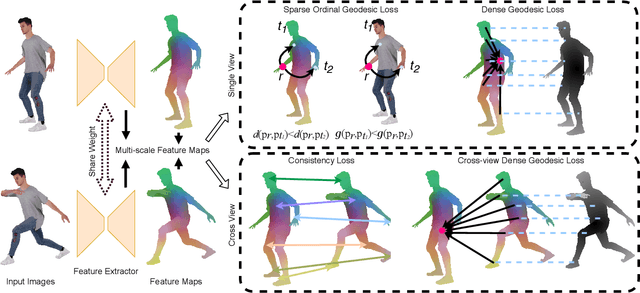 Figure 4 for HumanGPS: Geodesic PreServing Feature for Dense Human Correspondences