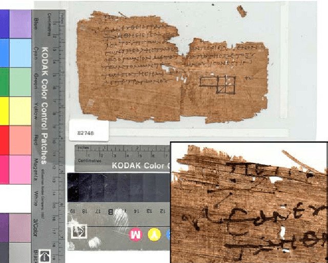 Figure 1 for Legibility Enhancement of Papyri Using Color Processing and Visual Illusions: A Case Study in Critical Vision