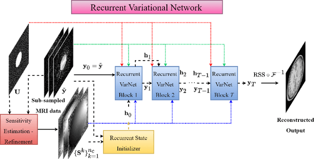 Figure 1 for Recurrent Variational Network: A Deep Learning Inverse Problem Solver applied to the task of Accelerated MRI Reconstruction