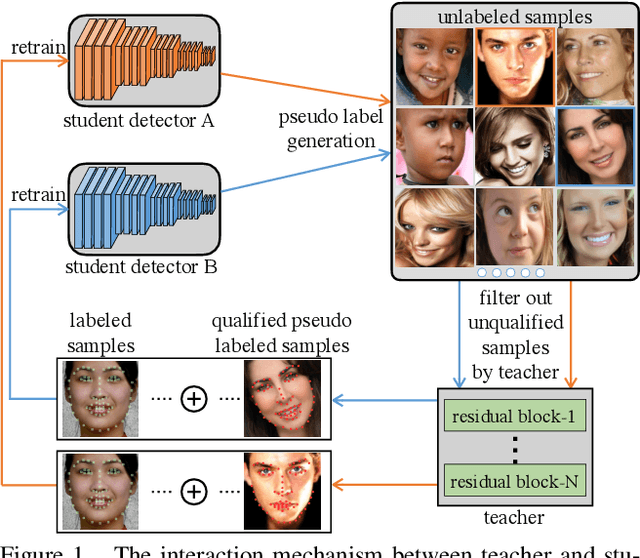 Figure 1 for Teacher Supervises Students How to Learn From Partially Labeled Images for Facial Landmark Detection