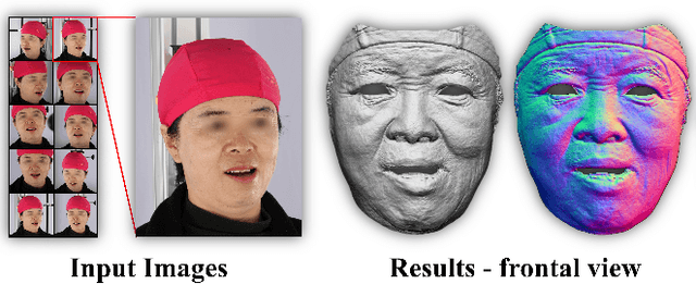 Figure 1 for Detailed Facial Geometry Recovery from Multi-view Images by Learning an Implicit Function