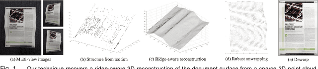 Figure 1 for Multiview Rectification of Folded Documents