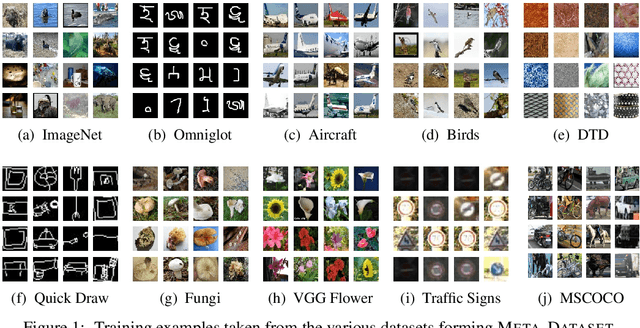 Figure 1 for Meta-Dataset: A Dataset of Datasets for Learning to Learn from Few Examples