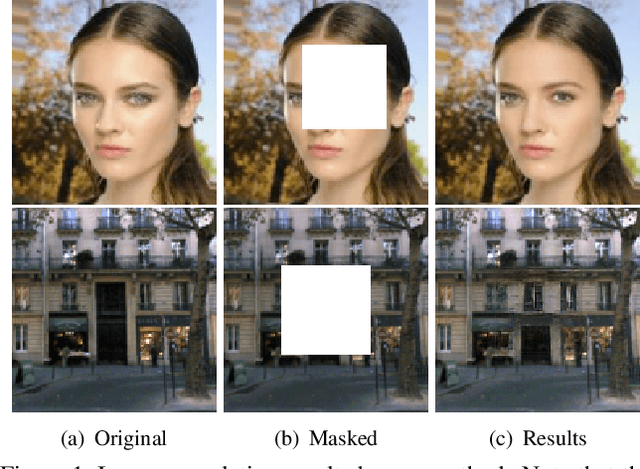Figure 1 for Semantically Consistent Image Completion with Fine-grained Details