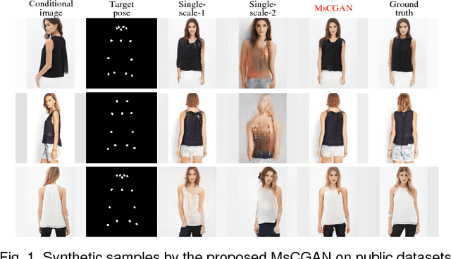 Figure 1 for MsCGAN: Multi-scale Conditional Generative Adversarial Networks for Person Image Generation