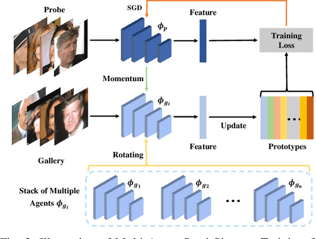 Figure 2 for Multi-Agent Semi-Siamese Training for Long-tail and Shallow Face Learning