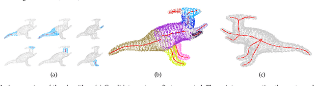 Figure 1 for Skeleton Extraction from 3D Point Clouds by Decomposing the Object into Parts