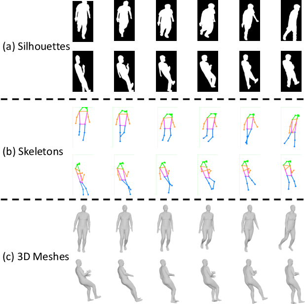 Figure 1 for Gait Recognition in the Wild with Dense 3D Representations and A Benchmark