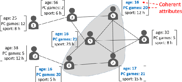 Figure 1 for A Generic Framework for Interesting Subspace Cluster Detection in Multi-attributed Networks