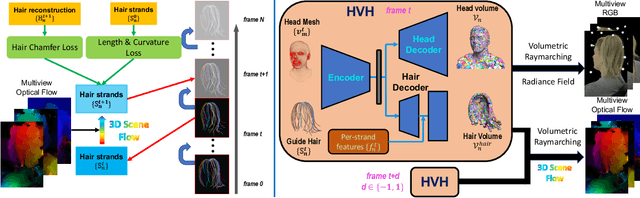 Figure 1 for HVH: Learning a Hybrid Neural Volumetric Representation for Dynamic Hair Performance Capture