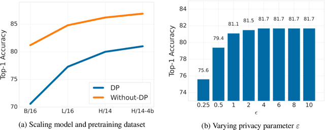 Figure 1 for Large Scale Transfer Learning for Differentially Private Image Classification