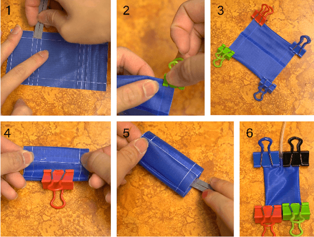 Figure 4 for The Folded Pneumatic Artificial Muscle (foldPAM): Towards Programmability and Control via End Geometry