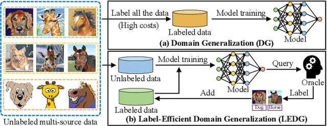 Figure 1 for Label-Efficient Domain Generalization via Collaborative Exploration and Generalization