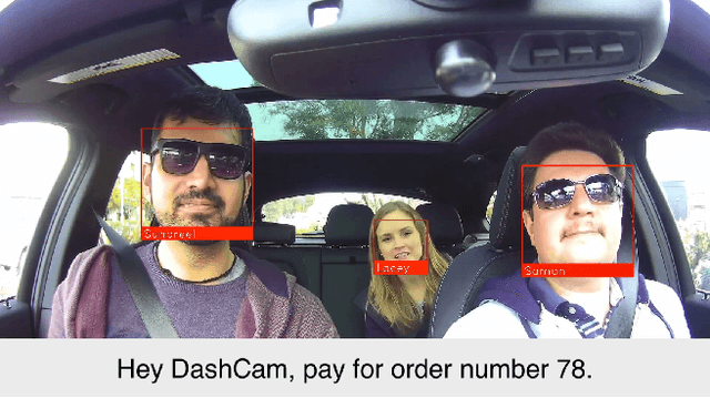 Figure 1 for DashCam Pay: A System for In-vehicle Payments Using Face and Voice