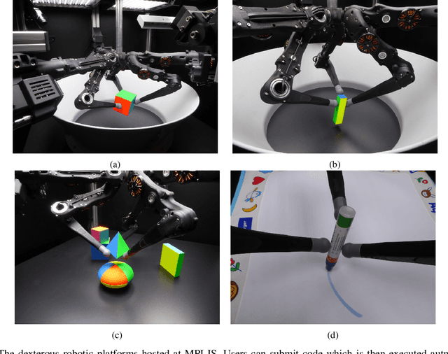 Figure 1 for A Robot Cluster for Reproducible Research in Dexterous Manipulation