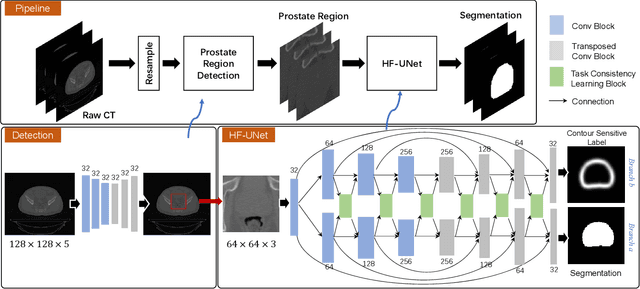 Figure 4 for HF-UNet: Learning Hierarchically Inter-Task Relevance in Multi-Task U-Net for Accurate Prostate Segmentation